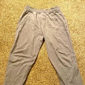 Men’s grey lululemon large sweatpants